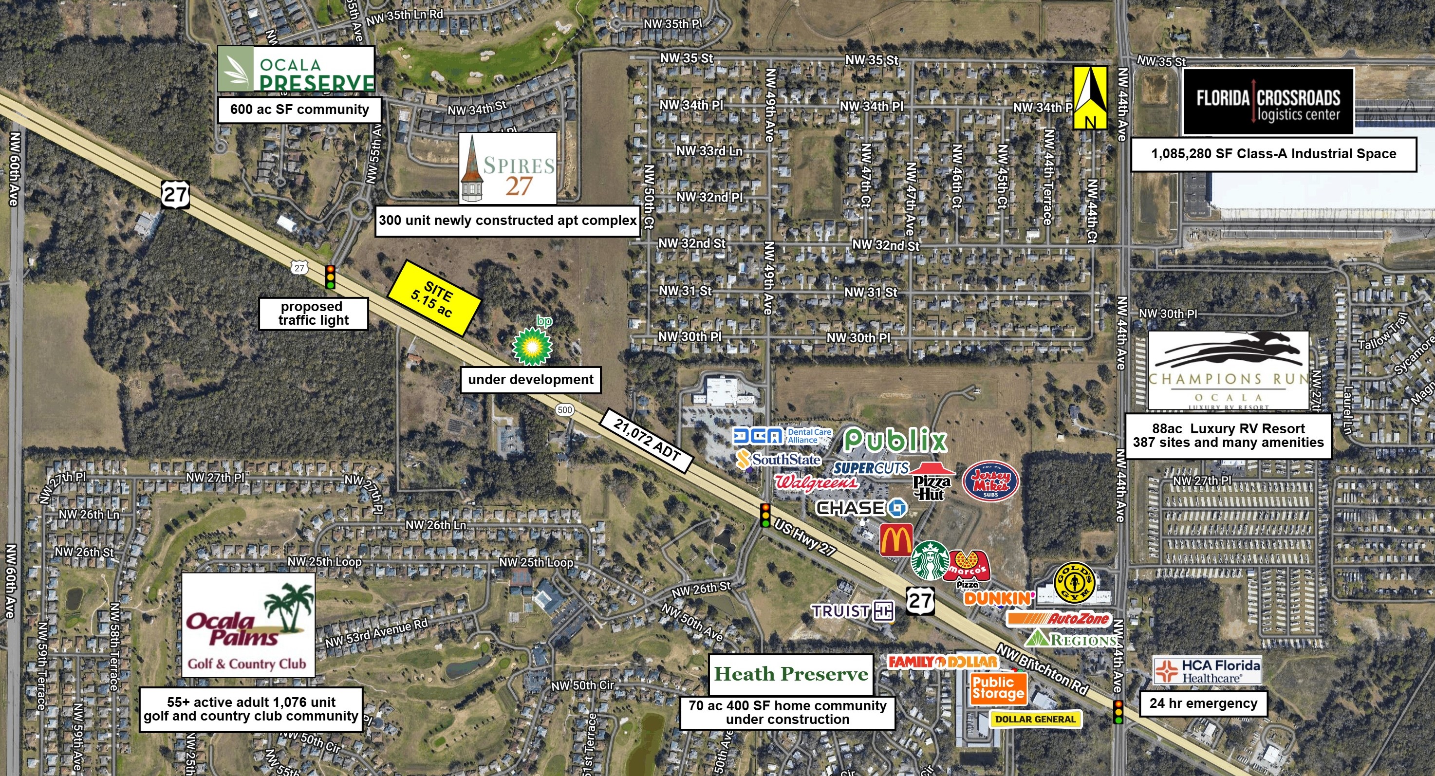 5.15 acre Site, Ocala